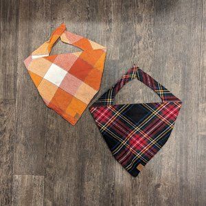 The Foggy Dog Plaid Bandana (M)